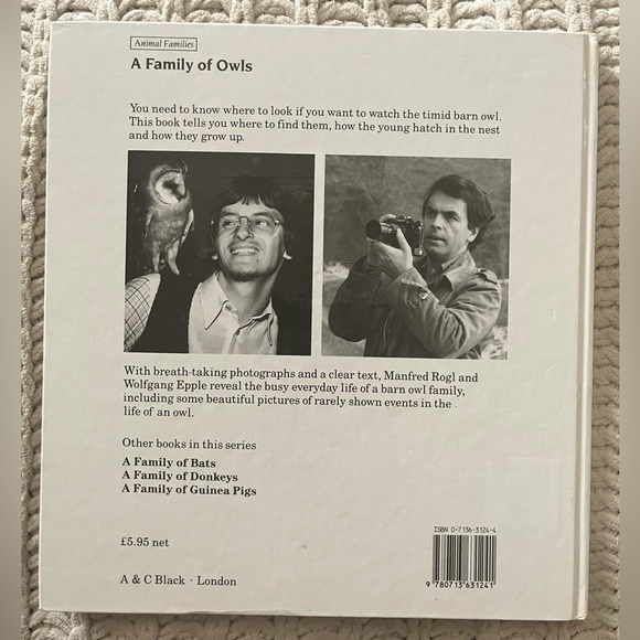 🦉”A Family of Owls” Vintage Children’s Picture Book with Color Photographs🦉 - Picture 14 of 15